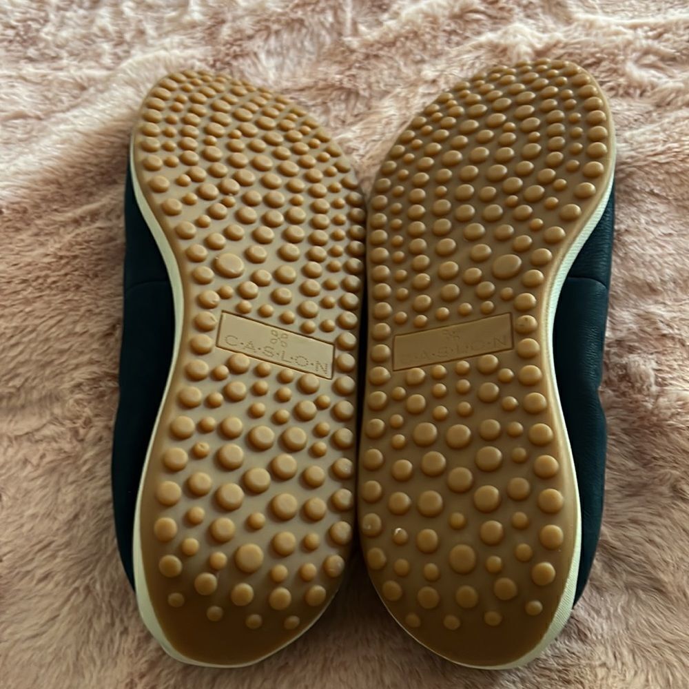 NEW Caslon comfy flat leather navy blue 6.5 - Picture 9 of 11